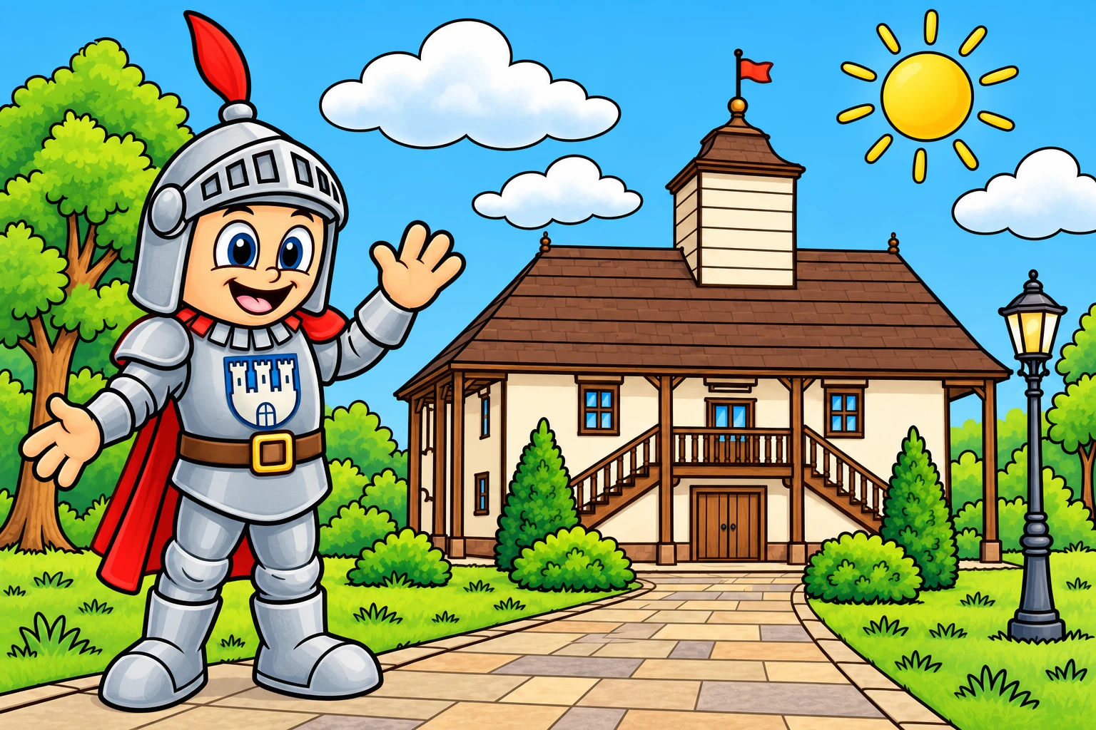 Kolorowy wzór z puzzli